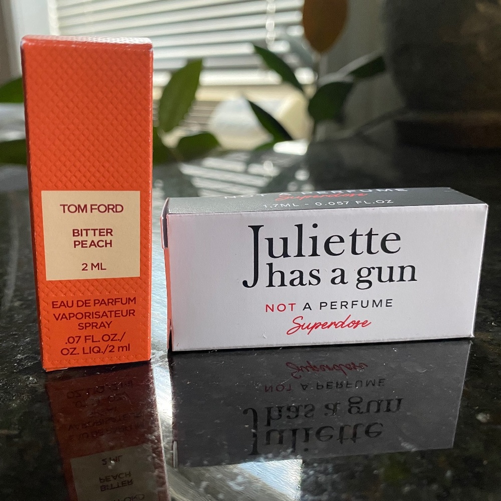 Tom Ford Bitter Peach and Juliette Has a Gun Not a Perfume